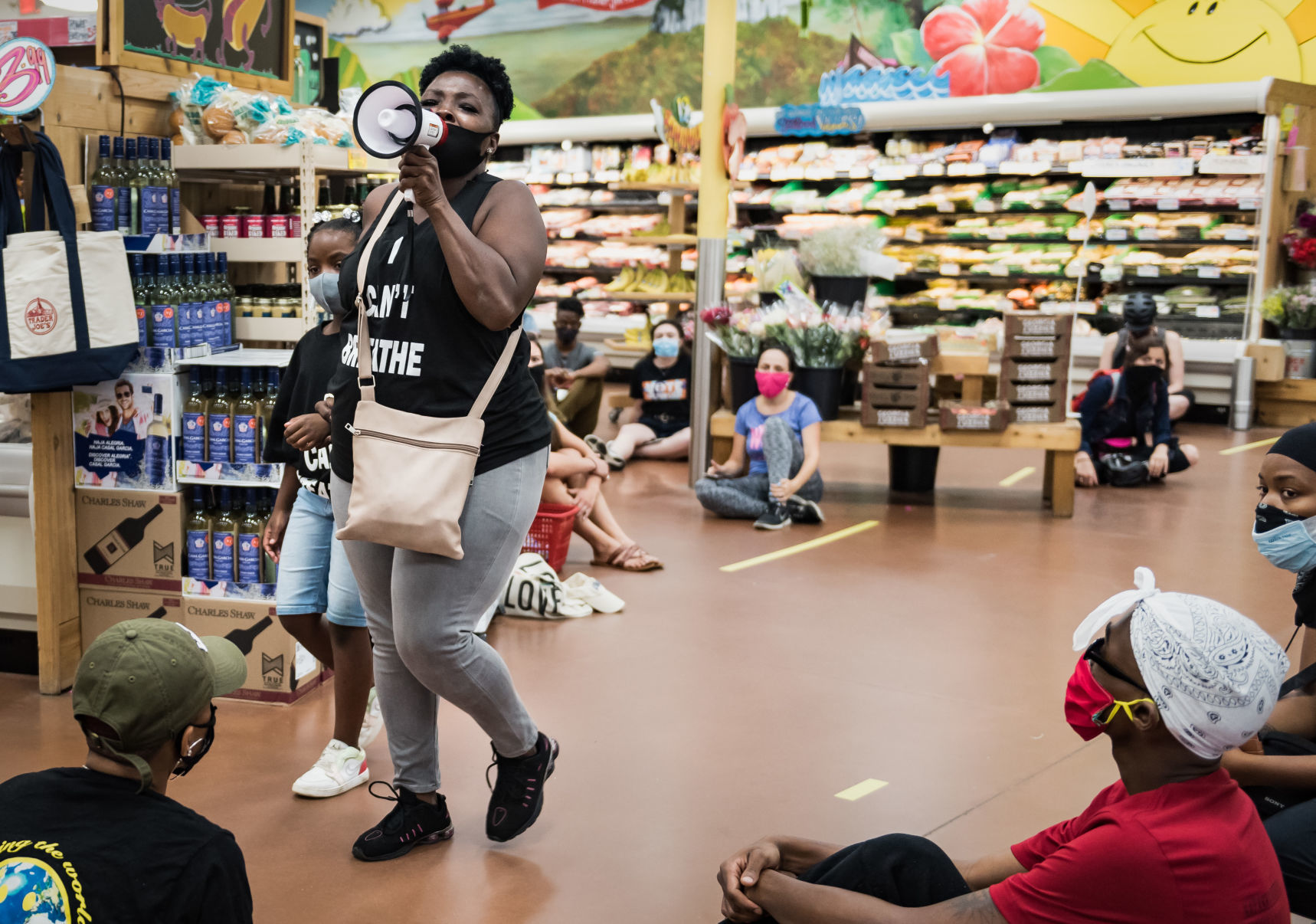 Sit-In Protest at Trader Joe's
